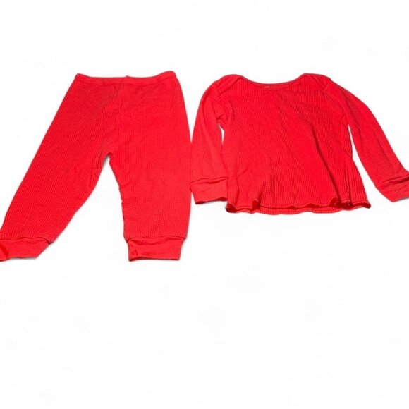 Vintage/Y2K Red Thermal Jcpenneys Pjs - Picture 1 of 6